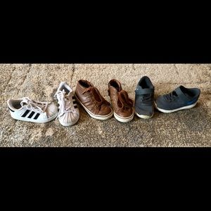 Toddler boys lot of shoes ADIDAS NIKE CAT & Jack